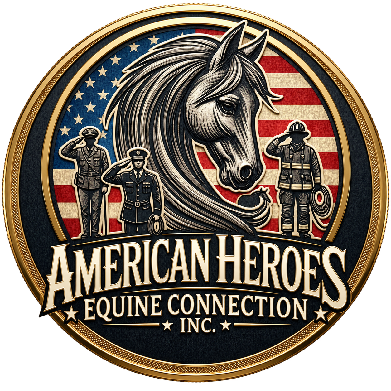 American Heroes Equine Connection logo